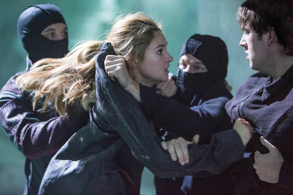 Shailene Woodley in a scene from the movie Divergent.