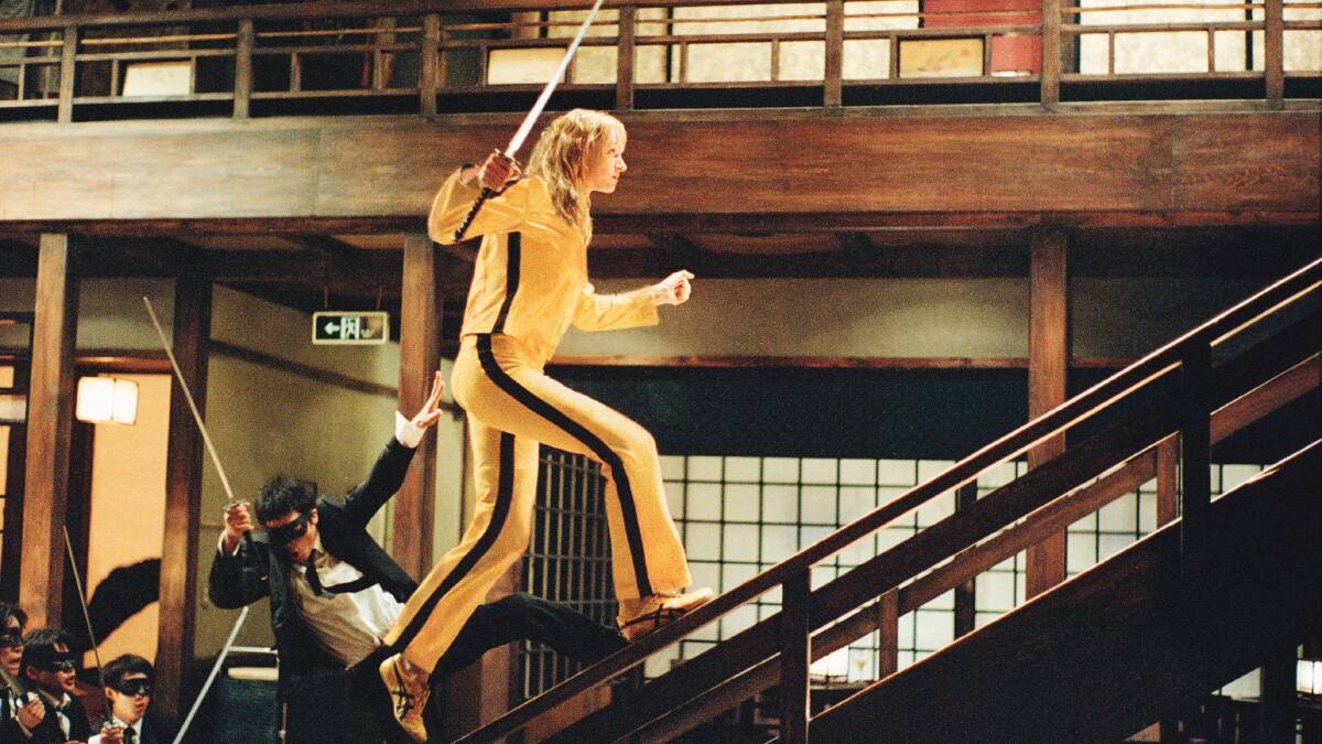 Uma Thurman in a scene from Quentin Tarantino's Kill Bill.