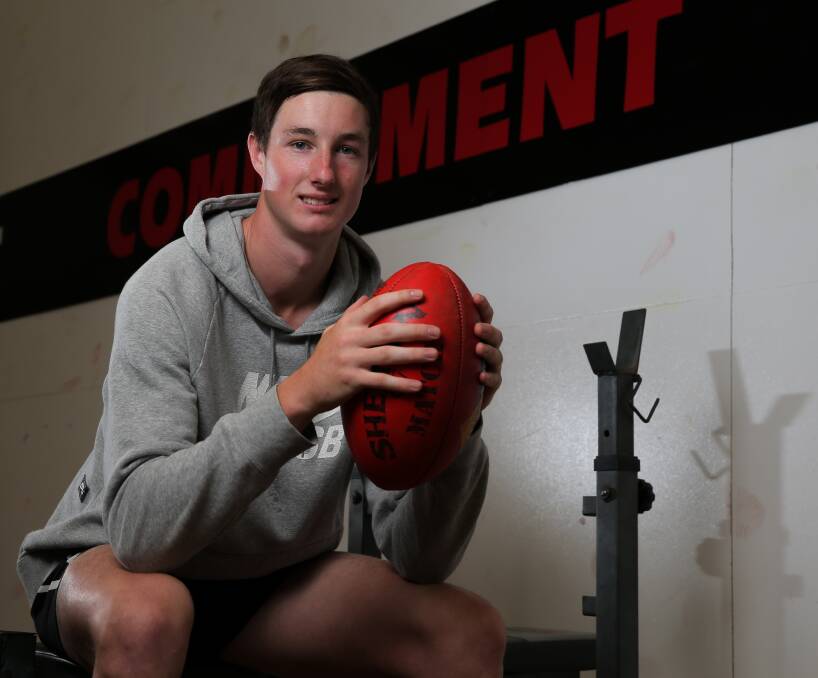 COMMITMENT: Koroit export Nick Hausler is moving to Ballarat to study at university while playing and learning the game at state level - this is what the Roosters all about. Picture: Rob Gunstone