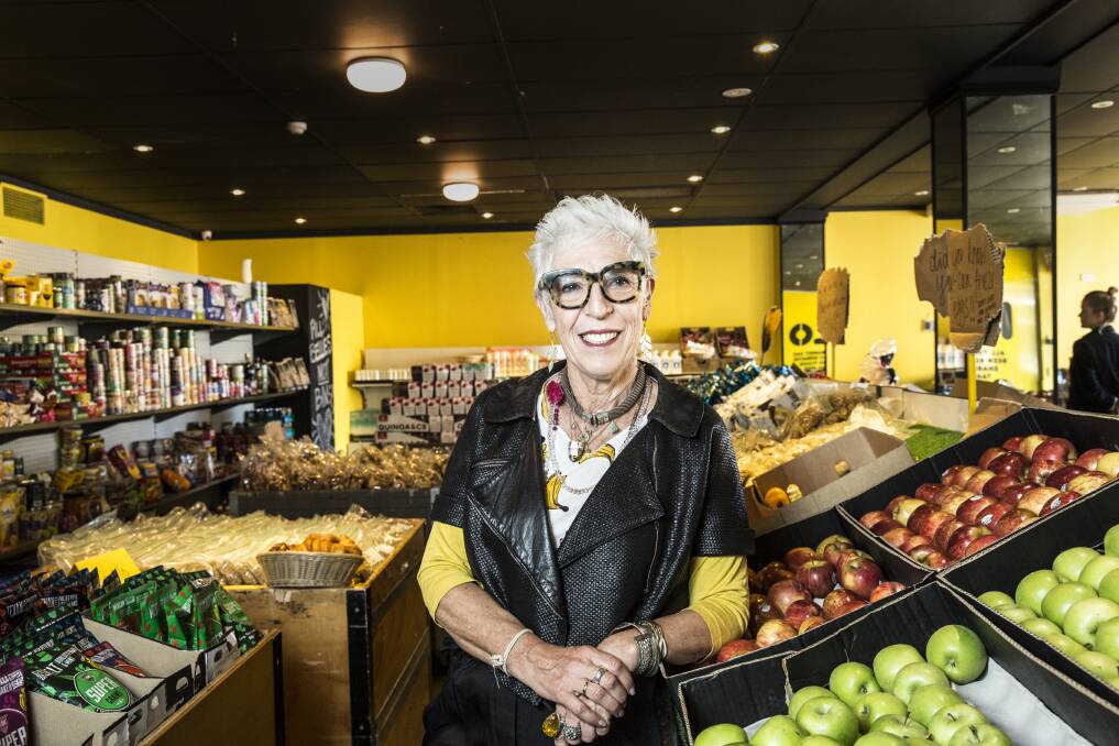 WASTE CRUSADER: OZ Harvest founder and chief executive officer Ronni Kahn in Australia's first ever rescued food supermarket in Sydney. Picture: Jessica Hromas
