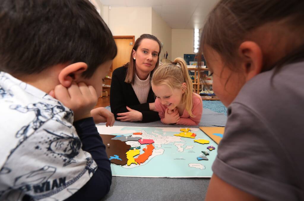 FRUSTRATED: Chantelle Miller, of Illawarra Montessori Preschool, says too much time is taken away from the children to sort out the mess of the new childcare system. Picture: Robert Peet