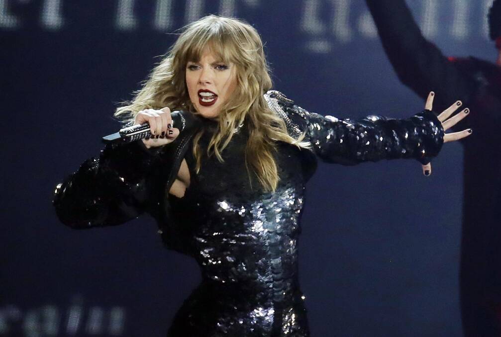 "I hear Taylor Swift singing". Picture: AP