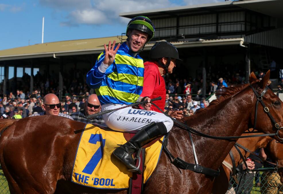 BACK IN CIRCULATION: John Allen pleased to be in the saddle again.