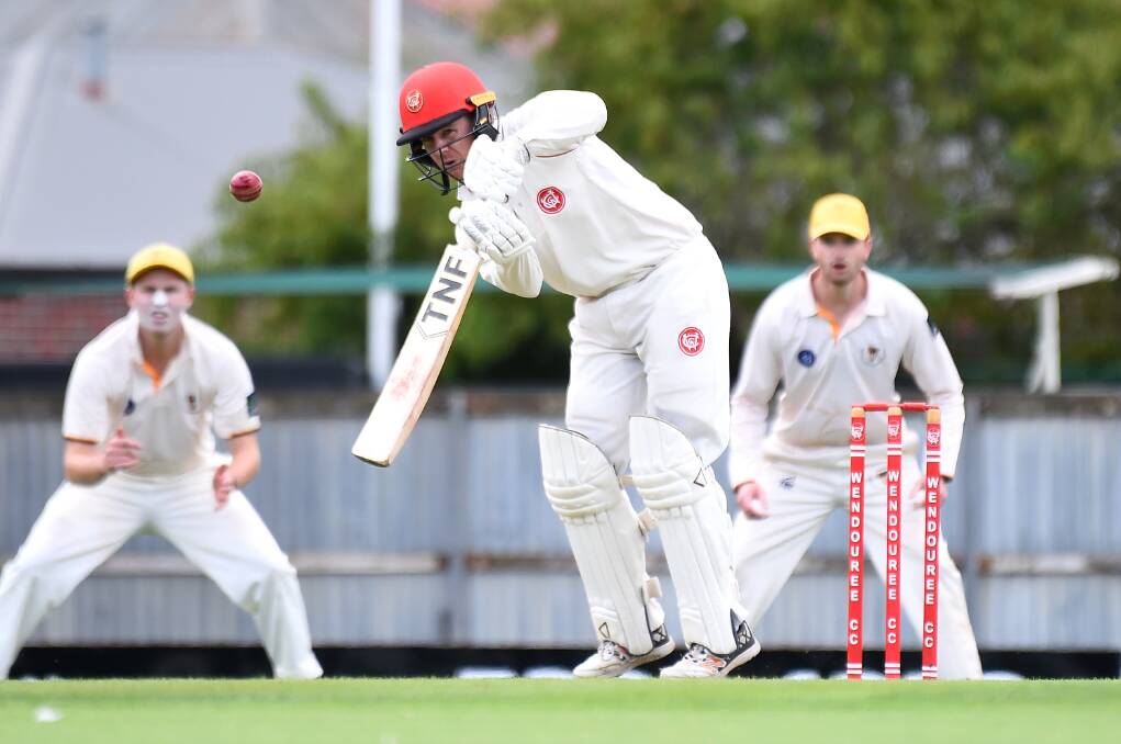 Wendouree's Cole Roscholler has been named in the Victorian Country Cricket squad of 14 for the national titles. Picture by Adam Trafford