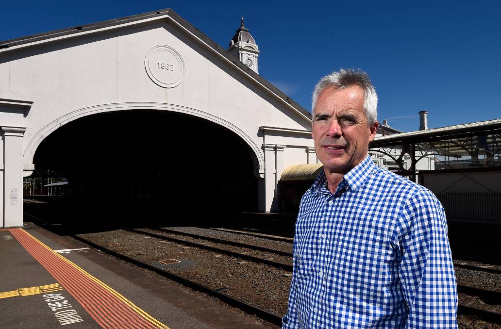 TUNNEL VISION: Committee For Ballarat chief executive Michael Poulton remains convinced of the benefits of an airport rail tunnel which connects to Sunshine. Picture: Adam Trafford