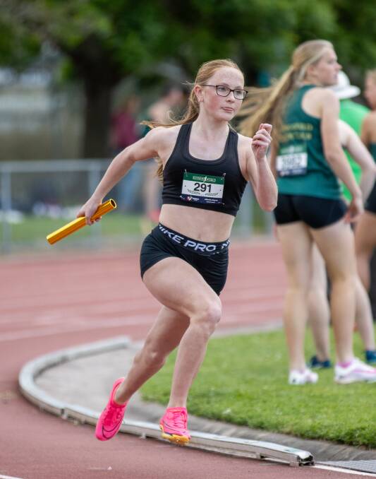 Grace Crowe is one of a group of Ballarat's female sprinters who will contest the Australian All-Schools titles in Perth. Picture supplied