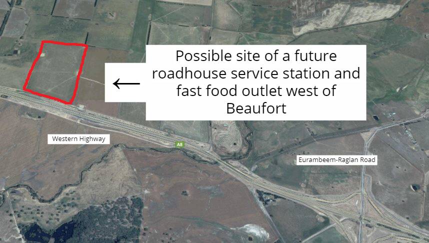 NEW ROADHOUSE: A planning application has been submitted for a new roadhouse and fast food outlet west of Beaufort on the Western Highway.