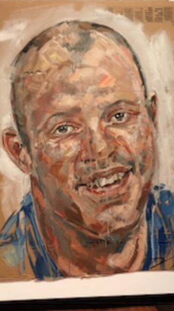 Matthew Ruff, as painted by a family friend, was killed at Sulky on June 13 last year.
