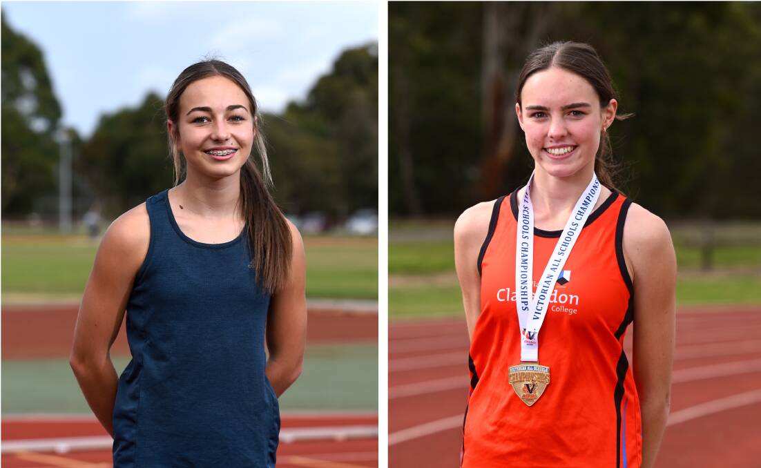 Armani Anderson and Molly Fraser each won gold medals at the Australian All-School's Championships in Perth at the weekend. Pictures by Adam Trafford