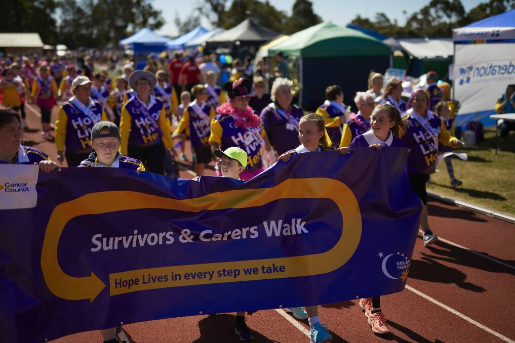 Up to 800 people are expected to march in the Relay For Life next weekend. 