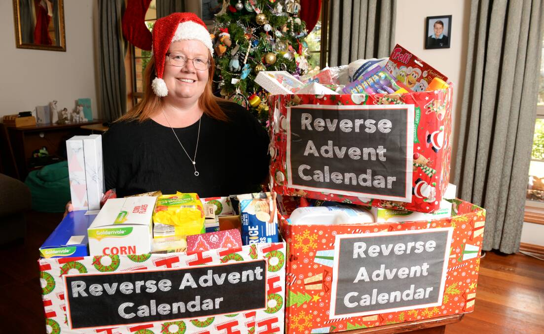 Heather Luttrell has had more than 70 boxes of household items donated to her to give to charity. Picture: Kate Healy