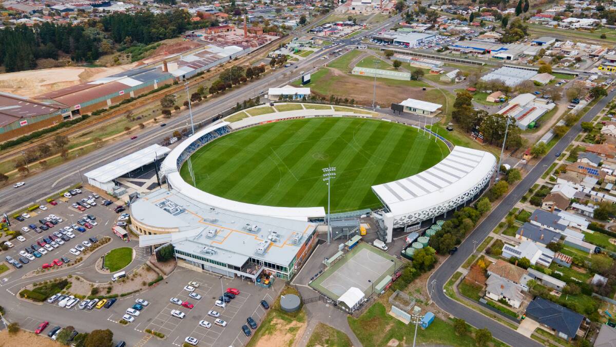Ballarat's Mars Stadium precinct has huge potential to become a major sporting hub for the city. Picture: Adam Spencer