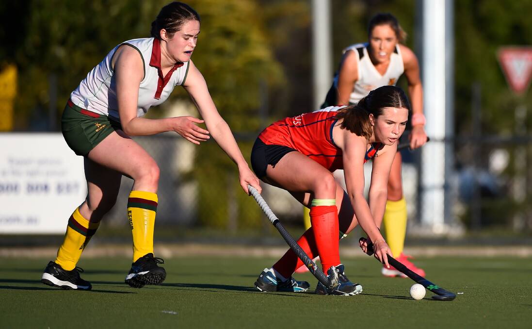 IN FORM: Kirsten Rolt is one of the new breed of young hockey players making a mark in Ballarat. Picture: Adam Trafford