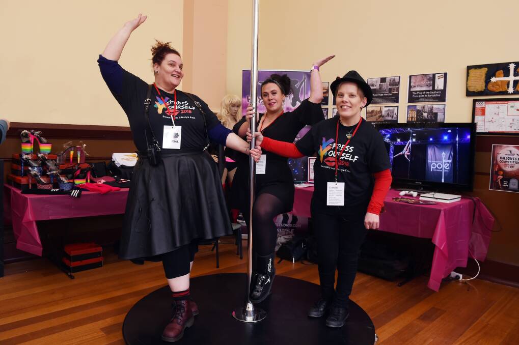 Ballarat's Pride Hub has brought the first lifestyle and sexuality expo to Ballarat. Picture: Kate Healy
