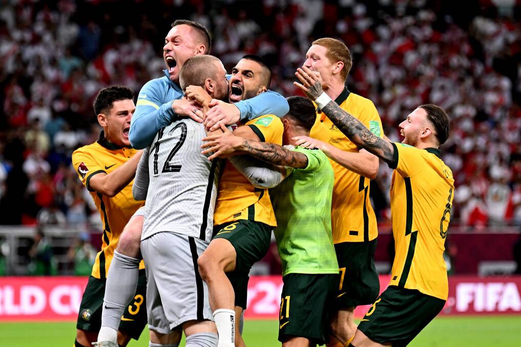 TICKET SECURED: The Socceroos are off to another World Cup finals after a sudden-death win over Peru, can the sport get it right in this country this time? Picture: Getty Images