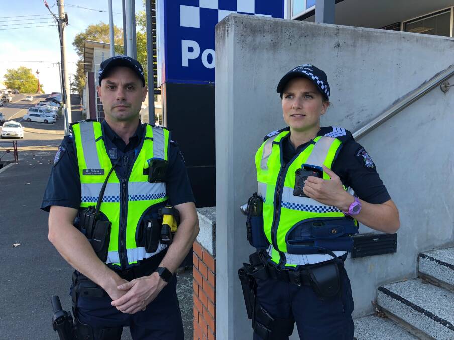 Body warn cameras have already proven to be a success with four guilty pleas due to the footage provided. Picture: Greg Gliddon