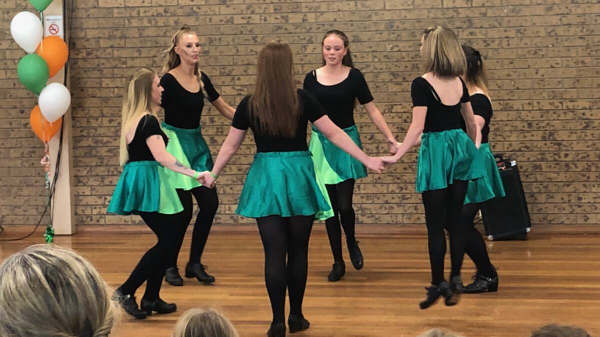 Irish dancers get into the swing of things at the Dunnstown Irish Festival. Picture: Greg Gliddon