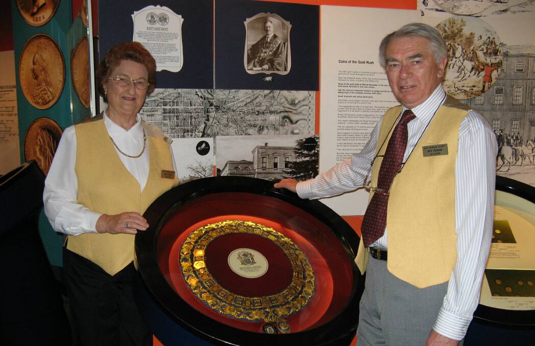 Roy Taylor was also a former president of the Gold Museum Society and the Sovereign Hill Museums Association. Picture: courtesy Carol Taylor