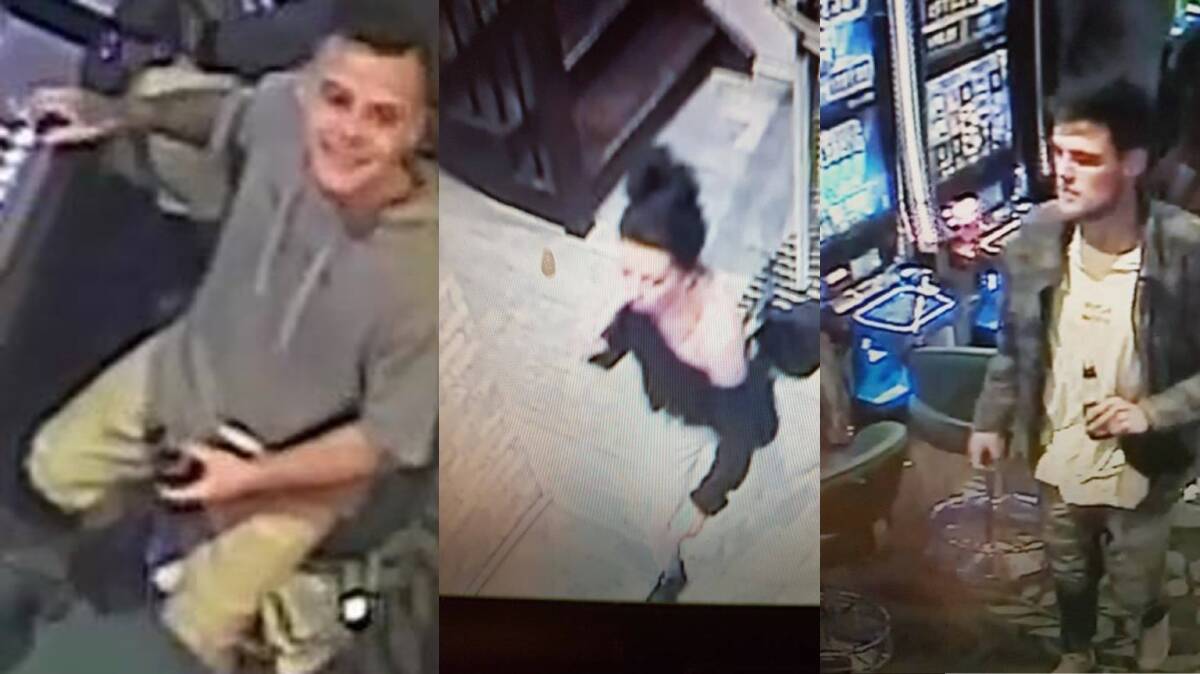 The three people police wish to speak to over an assault in Bacchus Marsh at the weekend.