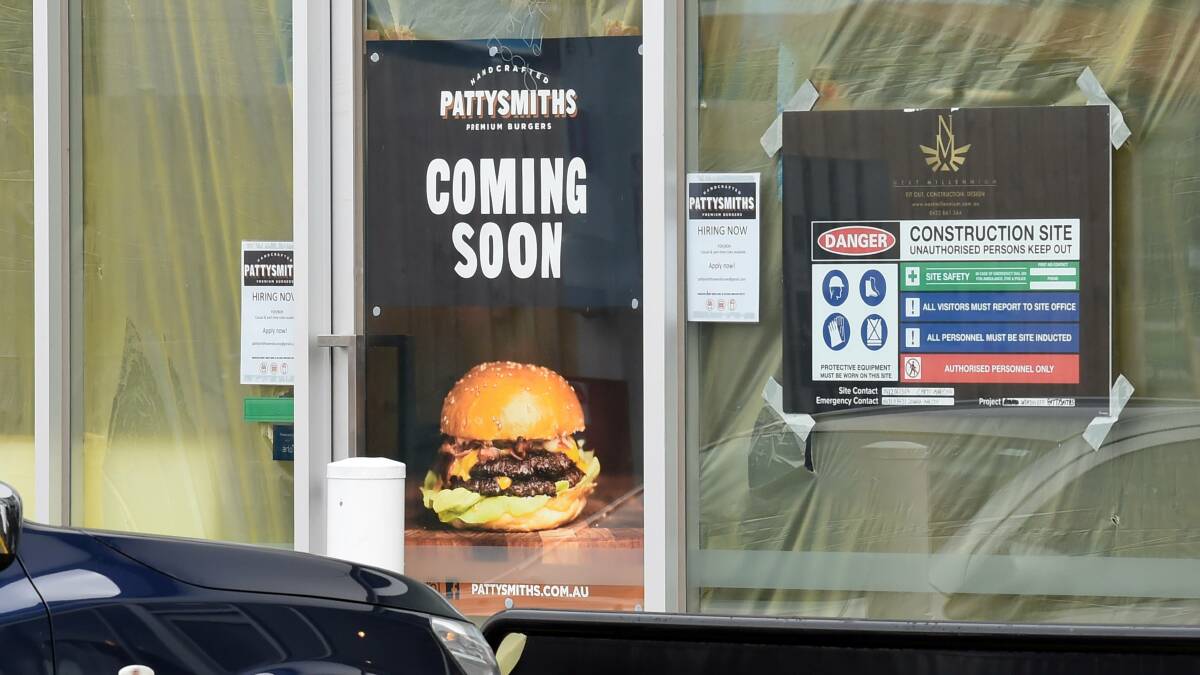 The new Pattysmiths burgers will open soon. Picture: Kate Healy