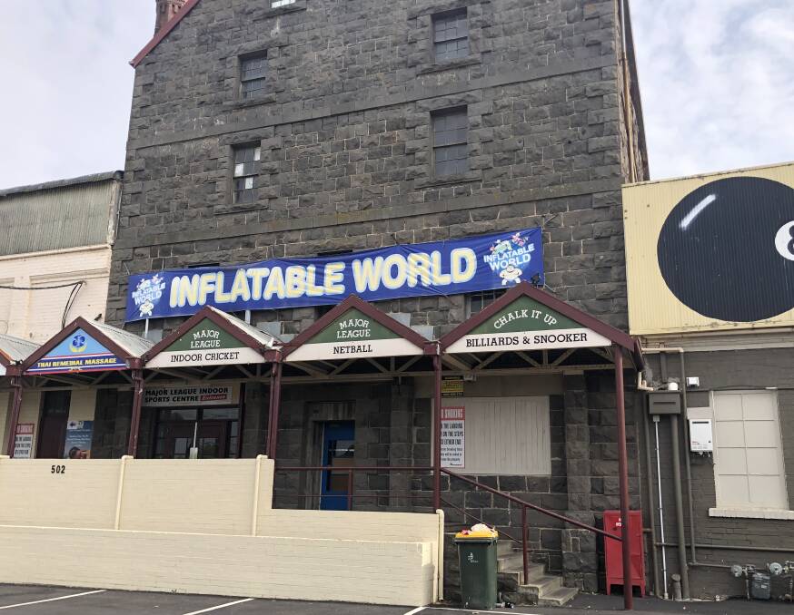 BUBBLE BURST: Inflatable World in Howitt Street Soldiers Hill has closed down as the business looks for a new Ballarat license.