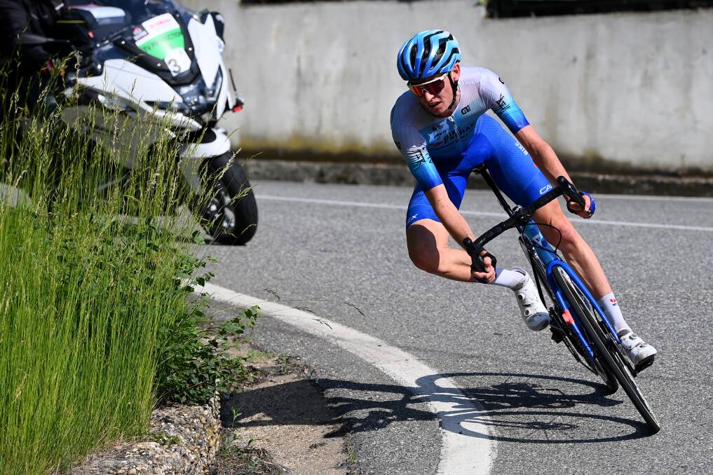 TOP FORM: Lucas Hamilton was the leading BikeExchange ride at the recent Giro D'Italia, finishing 13th overall. Picture: Getty Images