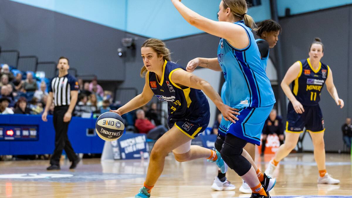Milly Sharp got some nice minutes against Hobart on Saturday night. Picture: Luke Hemer