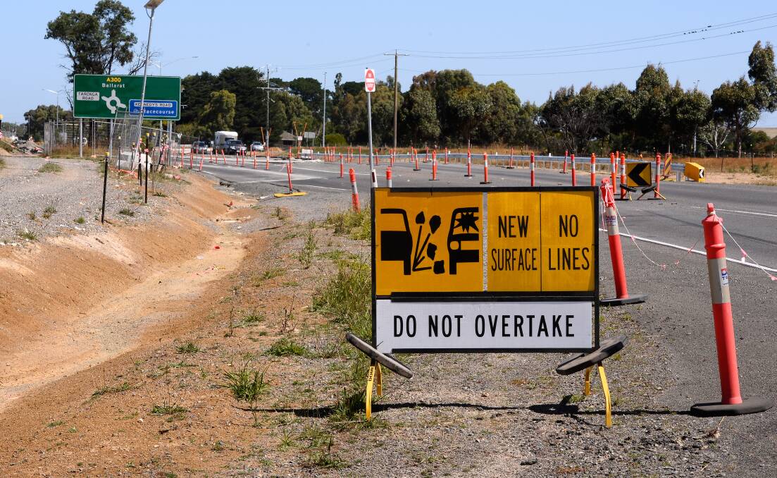 The Kennedys Road roundabout should be completed by March. Picture: Adam Trafford