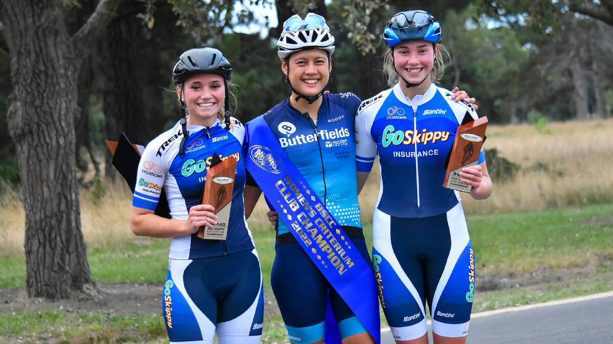 Just one week before the accident, Alana Forster won the Ballarat Sebastopol Cycling Club Criterium Championships. Picture: supplied