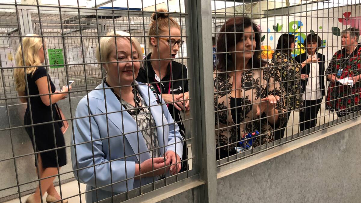 Ripon MP Louise Staley and Balalrat Mayor Samantha McIntosh at a recent visit to the Ballarat Animal Shelter