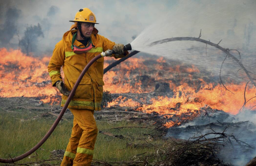 CONTROLLED: The first planned burn offs of the season have been held with a 3.72 hectare area near Mount Buninyong set alight all in the name of fuel reduction. 