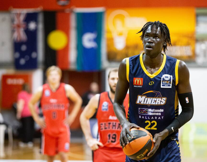 BACK IN TOWN: Deng Acuoth will return to the Miners Roster in 2021. Picture: supplied