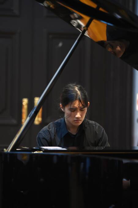 Leo Nguyen from Keysborough at the Chopin recital. Picture: Kate Healy