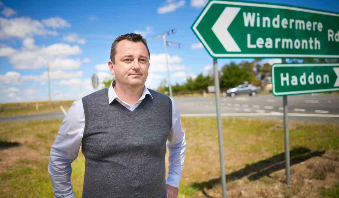 Councillor Daniel Moloney has long called for an upgrade of the Cardigan intersection on Remembrance Drive.