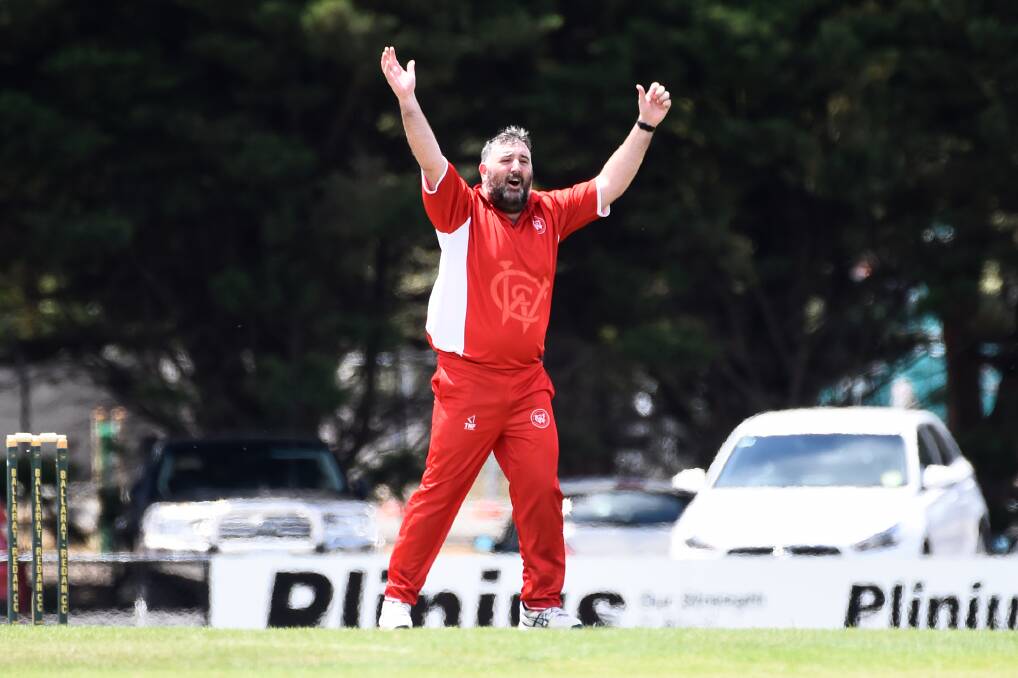 Spinner Brandon Weatherson of Wendouree picked up four wickets against Ballarat-Redan. Picture by Adam Trafford