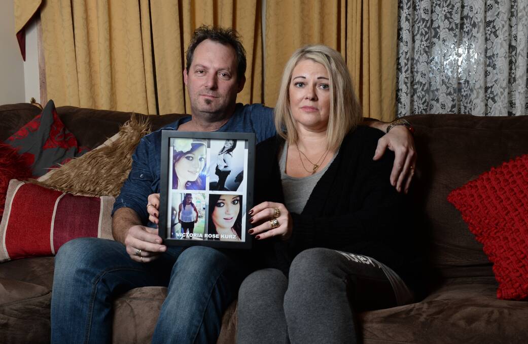 Matthew and Kelly Kurz's life has been turned upside down since losing their daughter Tori in 2013. Picture: Adam Trafford