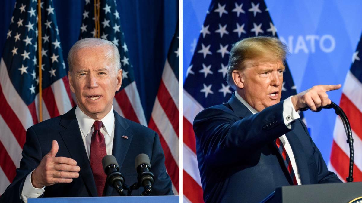 Democrat Joe Biden and Republican president Donald Trump have divided opinions - and their 50 states - like no other this US election.