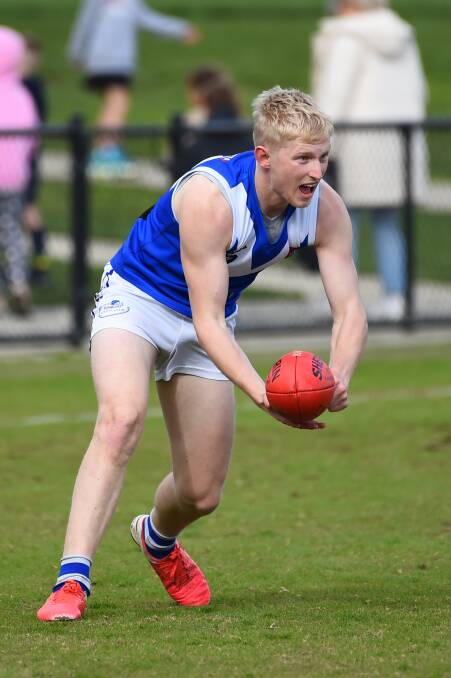 Sunbury's Jake Sutton kicked four for the winners on Saturday. 