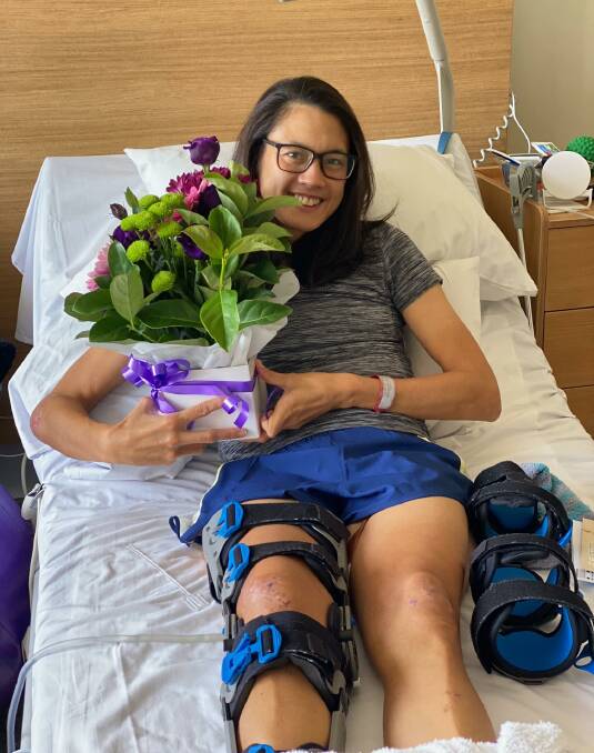 COMEBACK TRAIL: Alana Forster is fighting back after an horrific car crash just one week after winning the Ballarat Sebastopol Criterium title. Picture: supplied