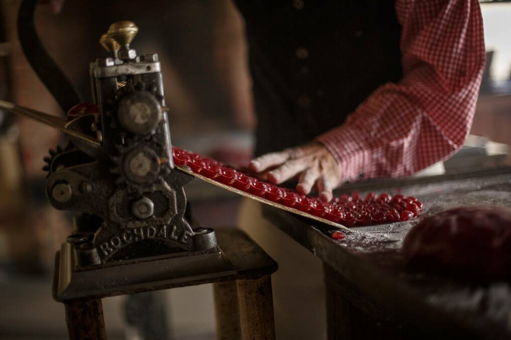 The raspberry drop has long been a staple at Sovereign Hill.