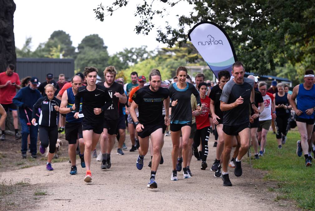 Parkrun averages more than 120 runners every Saturday in Ballarat. 