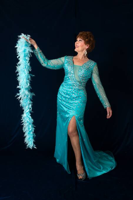LEGENDARY: Maureen Andrew as Dame Shirley Bassey which is being performed at the Printers Room on Tuesday night as part of the Frolic Festival. Picture: supplied