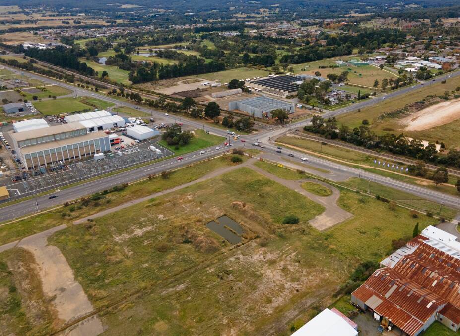 The John Valves site is prime for sporting development. Potential also exists for a train platform at the corner of Norman Street and Creswick Road. Picture: Adam Spencer