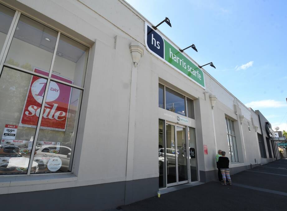 Ballarat's Harris Scarfe store is set to remain despite closures of 21 stores around the country, including three in Victoria. 
