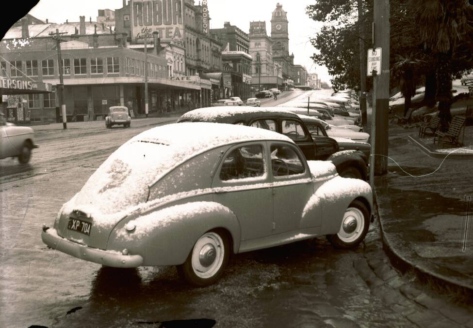 Sturt Street snow back in the day, could we see some more on Wednesday?