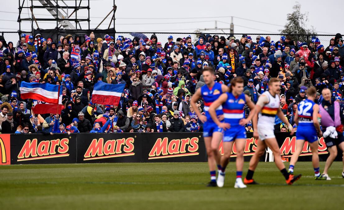FIXTURE CHANGE: It is likely the Western Bulldogs clash with Adelaide at Mars Stadium will be delayed a week as the AFL works to keep the season alive.