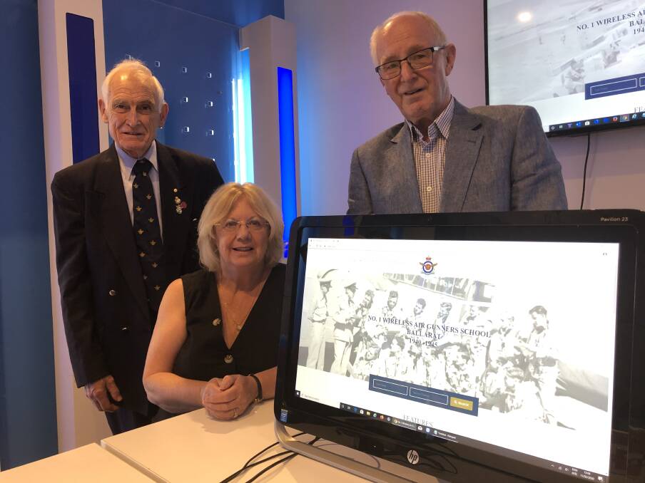Tom Roberts, Janet Bates and Peter Schoutens are the researchers who have created the website honouring the RAAF officers who trained in Ballarat. Picture: Greg Gliddon