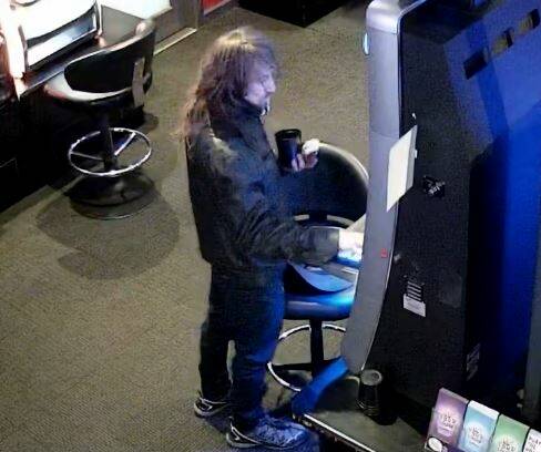The man police wish to speak to after the theft from the Ballarat RSL. Picture: Victoria Police