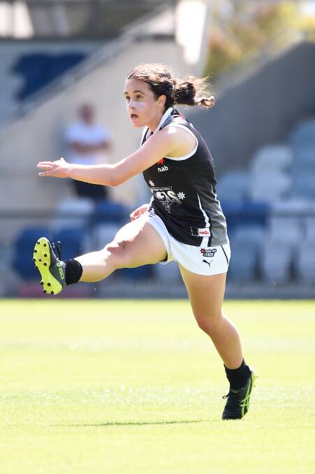 FOOTY WINS: Tahlia Meier is among the leading chances to be selected in the AFLW draft on Tuesday night after choosing the sport over cricket. 