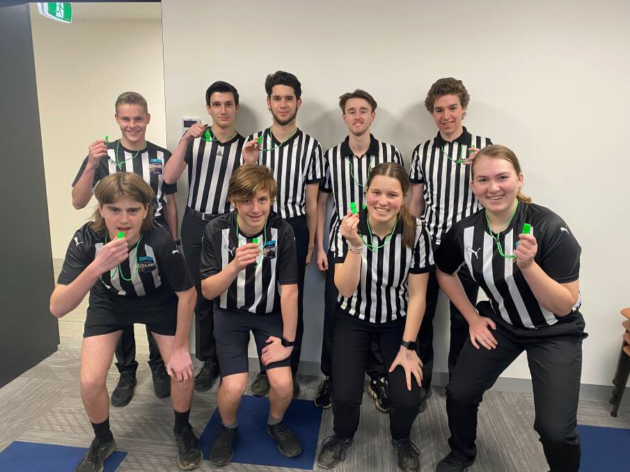 TAKING CHARGE: Ballarat basketball referees will be blowing green whistles in August to support youth mental health organsiation headspace. Picture: supplied